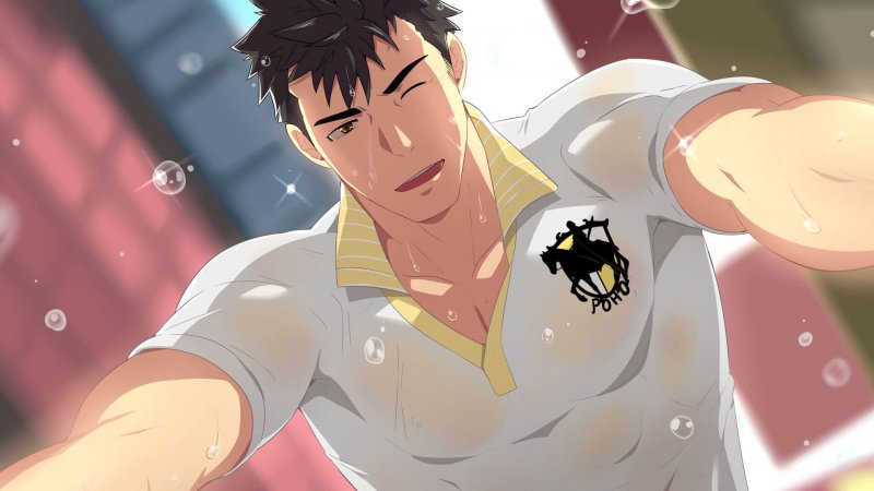 Full Service — Muscular adult male character shown against a bright background — Full Service game screenshot.